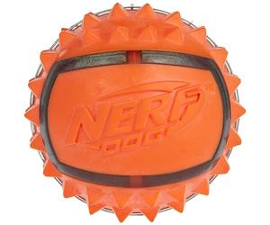 Nerf Dog Juguete para Perros TPR Spike Ball Thermostatic Rubber 2.5" Azul/Naranja