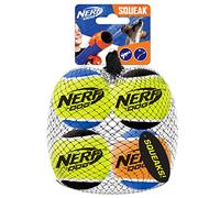 Nerf Dog - Pelota de tenis de 2,5 pulgadas (4 unidades)