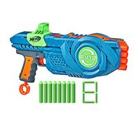 Nerf Elite 2.0 Flipshots Flip-8 Blaster, 8 Barriles para Duplicar Tu Potencia de Fuego, Capacidad de 8 Dardos, F2549