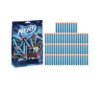 Nerf Elite 2.0 - Set de 70 Dardos de Repuesto - 70 Dardos Elite Oficiales - Compatibles con Todos los lanzadores Elite