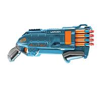 Nerf Elite 2.0 Warden DB-8 Blaster, 16 Oficiales, Blast 2 Dardos a la Vez, riel táctico para Personalizar, Slam Fire (Hasbro E9959EU4)