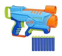 Nerf Elite Junior Explorer - Lanzador de Espuma de Juguete fácil de Jugar, 8 Dardos para niños Juegos al Aire última intervensión, a Partir de 6 años
