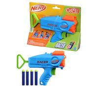 NERF Elite Junior Racer Easy Play-Pistola de Dardos, Large (F8637EU4)