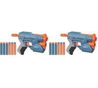 Nerf Elite SD-1 Blaster de 2,0 voltios con 6 Dardos y rieles de Paso, Juguete para Interior y Exterior, Alcance de hasta 27 Metros, Ampliable con Accesorios, para niños a Partir de 8 años