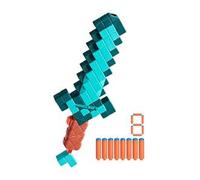Nerf - Espada Diamante Lanzadardos - Minecraft