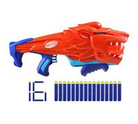 Nerf LIONFURY Lanzador de Juguete con Forma de León y 16 Dardos de Espuma para el Juego de Acción, Actividades al Aire Libre, Regalo para Niños y Niñas de 6 Años o Más