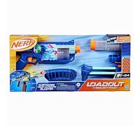 NERF Loadout, Cyberlight Ghost, lanzador de dardos de espuma y 24 dardos N1
