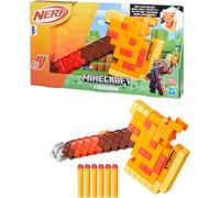Nerf Minecraft Firebrand Dart Blasting Axe Brand Nuevo En Caja Hasbro 6 X Darts