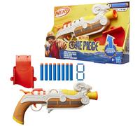 Nerf Netflix One Piece Going Merry Blaster, Clip On Holster, 8 Nerf Elite Darts,