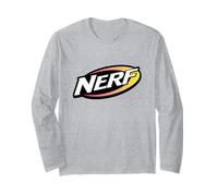 Nerf Orange and Red Big Chest Logo Manga Larga