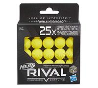 Nerf Pack de 25 Bolas de Espuma Rival Oficiales, Liso, Color (Hasbro B1589FR6)