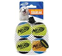 Nerf Perro XS Squeak Pelotas de Tenis Perro de Juguete (4 Unidades)