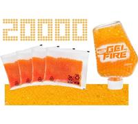 NERF Pro Gelfire - Recambio de 20.000 cartuchos de gel deshidratados, 1 tolva redonda de 800, uso Pro Gelfire Blasters, a partir de 14 años