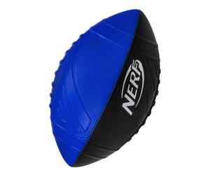 Nerf Pro Grip - Balón de fútbol Americano, Pelota de Espuma Suave de 9 Pulgadas para Principiantes, Juego en Interiores y Exteriores, fácil Agarre, Ligero, Azul/Negro
