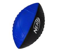 Nerf Pro Grip - Balón de fútbol clásico de espuma, fácil de atrapar y lanzar, ideal para jugar en interiores y exteriores, color azul