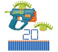 Nerf Rebel Ops, Ammohawk, Lanzadardos con 20 Dardos de Espuma Elite y 2 Accesorios de Escudo de Dardos, Juguetes y Regalos para niños, Edad: A Partir de 8 años