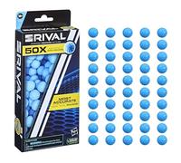 NERF Rival 50 Accu-Round Recambio, Incluye 50 Rondas Accu-Rounds, Las Rondas Rival más precisas, Compatible con Todos los Rival Blasters