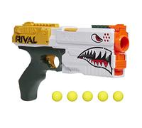 NERF Rival Kronos XVIII-500 Blaster, Carga de braguas, 5 Rondas Nerf Rival, acción de Resorte, Velocidad de 90 FPS, diseño de Color Blanco, a Partir de 14 años (Exclusivo de Amazon)