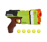 Nerf Rival Kronos XVIII-500 Blaster, Carga de Nalgas, 5 Rondas rivales, acción de Resorte, Velocidad de 90 FPS, Verde (Exclusivo de Amazon)