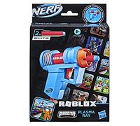 Nerf Roblox Mad City Plasma Ray Pistola de Juguete de Espuma para Dardos - Incluye 2 Dardos