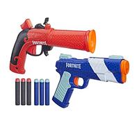 Nerf Set Doble Fortnite - Incluye 2 lanzadores Fortnite - 6 Dardos de Espuma Nerf Elite