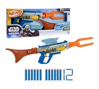 Nerf Star Wars The Mandalorian Blaster, Scope, Barrel, Dart Storage Stock, 2 Elite Darts, Kids Gifts, Ages 8+