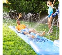 NERF Super Soaker Blast - Tobogán acuático para Exteriores de 16 pies para niños, Incluye Lanzador de Agua Adicional