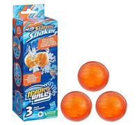 NERF Super Soaker Hydro Balls 3-Pack, Reusable Water Balloons, (Importación USA)