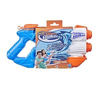 Nerf Super Soaker Twin Tide Water Blaster, Pump Action, Outdoor Water Toy Single