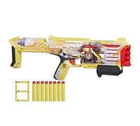 Nerf Transformers, Lanzador Bumblebee, Incluye 8 Dardos Elite, Acción de Bombeo