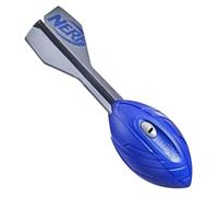 Nerf Vortex Aero Howler - Balón de fútbol de Espuma de Lanzamiento de Larga Distancia, Sonido de Silbato Integrado, Agarre Suave, Azul