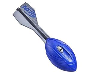 Nerf Vortex Aero Howler - Balón de fútbol de Espuma de Lanzamiento de Larga Distancia, Sonido de Silbato Integrado, Agarre Suave, Azul