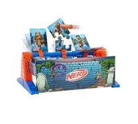 NERF Zombie Spin Strike Electronic Target Game - Dianas giratoria Dividida, 3 Modos y Juego Multijugador