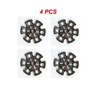 (Nero 4 pezzi) Bastoncini da trekking, da campeggio all'aperto, da camminata nordica, da neve, da sci,