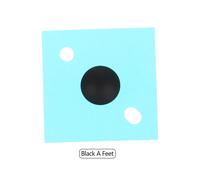 (Nero A) 1 pezzo di base in gomma per piedino di ricombio per Microsoft Surface Laptop 3 4 piedini in