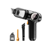 (Nero) Aspirapolvere per auto senza fili da 6000Pa, mini robot portátil, soffiaggio della polvere,