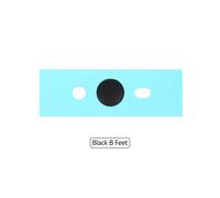 (Nero B) 1 pieza de base de goma para pie de ricambio para Microsoft Surface Laptop 3 4 piezas de