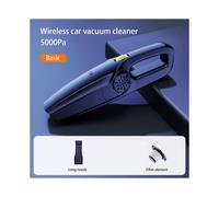 (nero - base) Mini aspirapolvere Potente aspirapolvere wireless Aspirapolvere manuale per auto Aspirapolvere