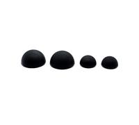 (Nero) Besegad 4 pezzi/set di cuscinetti di raffreddamento per laptop, sfera di raffreddamento universale,