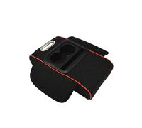 (nero) Bracciolo centrale per auto, organizador superiore, cuscino per il relax, scatola per fazzoletti