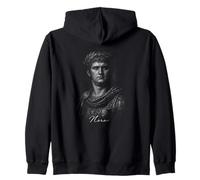 Nero Emperador Romano Retrato Antiguo Icono de Roma Sudadera con Capucha