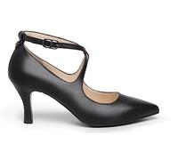 Nero Giardini 08600 Nero Scarpe Donna decolletè Tacco Punta incrocio cinturino 40