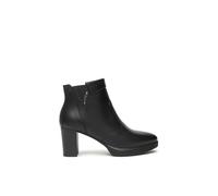 Nero Giardini 1380 Nero Stivaletti Donna tronchetti Zip Tacco Pelle 38
