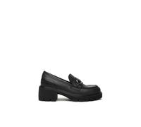Nero Giardini 1398 Nero Scarpe Donna Mocassino morsetto carrarmato 37.5