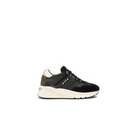 NERO GIARDINI 14065 nero scarpe donna sportive sneakers lacci zeppa 40