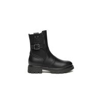Nero Giardini 1476 Nero Stivaletti Donna Anfibio Zip Pelle scarponcino 40
