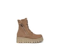 NERO GIARDINI 14911 mou marrone stivaletti donna beatles combat elastici pelle suede 36