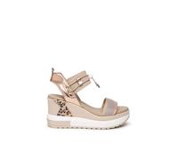 Nero Giardini E307750D 660 Sandalia CUÑA Plataforma Nude Mujer Talla: 41