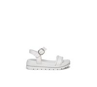 Nero Giardini E307812D - Sandalias de piel para mujer, Color blanco., 39 EU