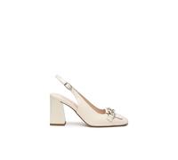 Nero Giardini E409490D - Zapatos de tacón para mujer de pintura, Latte, 37 EU